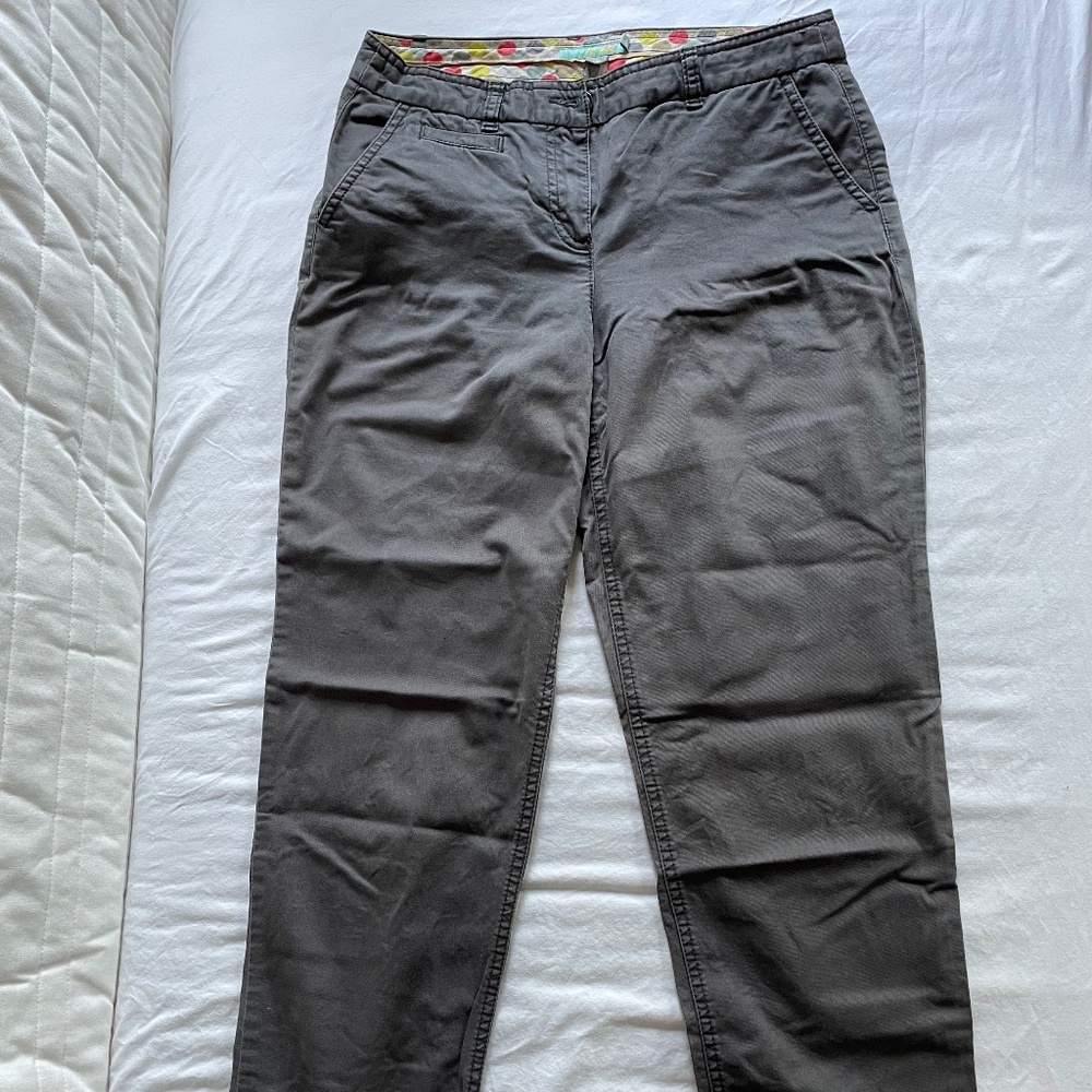 Boden gray chino pants